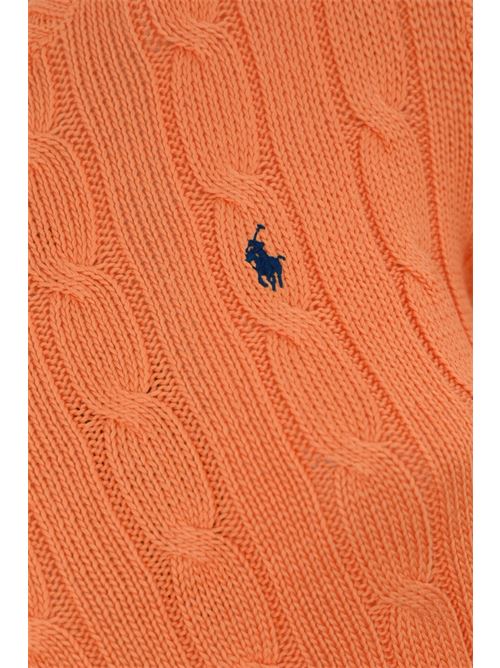 Maglione a trecce con logo Orange POLO RALPH LAUREN | 211891640008